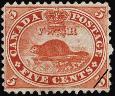 Castor 1859 - Timbre du Canada