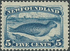 Phoque du Groenland 1894 - Timbre du Canada