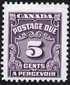 Timbre-taxe 1935 - Timbre du Canada