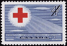 Conférence de la Croix-Rouge internationale 1952 - Timbre du Canada