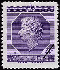 Reine Elizabeth II, Couronnement 1953 - Timbre du Canada