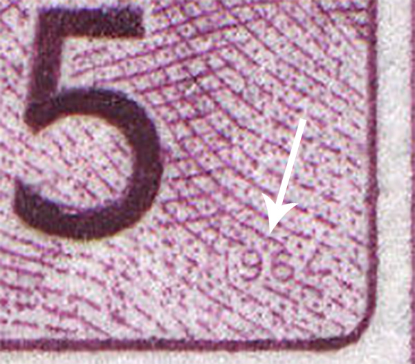 Canadian stamp - 1964 - Hidden date
