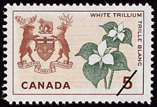 Trille blanc, Ontario 1964 - Timbre du Canada