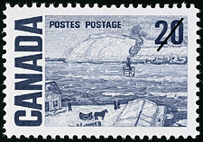 Le bac, Québec 1967 - Timbre du Canada