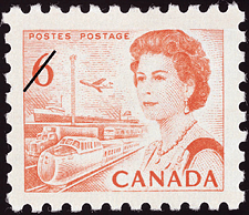 Reine Elizabeth II 1968 - Timbre du Canada