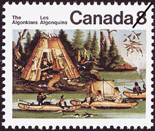 Indiens Micmacs 1973 - Timbre du Canada