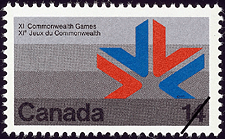 Symbole des Jeux 1978 - Timbre du Canada