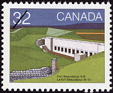 Le fort Beauséjour (N.-B.) 1983 - Timbre du Canada