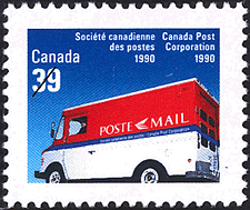 Société canadienne des postes, 1990 1990 - Timbre du Canada