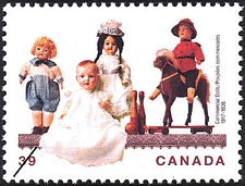 Poupées commerciales, 1917-1936 1990 - Timbre du Canada