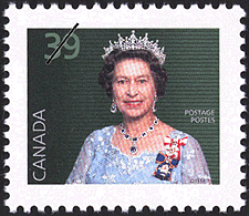 Reine Elizabeth II 1990 - Timbre du Canada