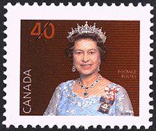 Reine Elizabeth II 1990 - Timbre du Canada
