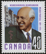 Wilder Penfield, 1891-1976, Neurochirurgien 1991 - Timbre du Canada