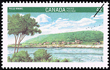 Ville-Marie 1992 - Timbre du Canada