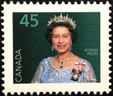 Reine Elizabeth II 1995 - Timbre du Canada