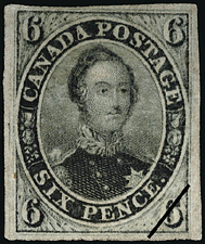 Timbre de 1855 - Prince Albert - Timbre du Canada