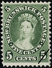 Reine Victoria 1860 - Timbre du Canada