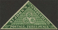 Rose, Thistle and Shamrock 1860 - Canadian stamp
