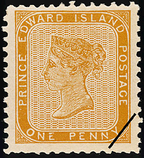 Queen Victoria 1861 - Canadian stamp