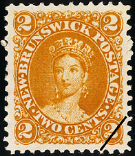 Reine Victoria 1863 - Timbre du Canada