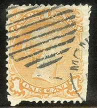 Queen Victoria  1869 - Canadian stamp