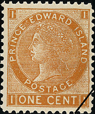 Queen Victoria 1872 - Canadian stamp