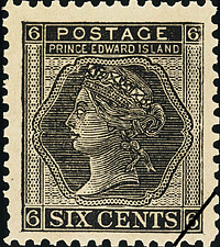Timbre de 1872 - Reine Victoria - Timbre du Canada