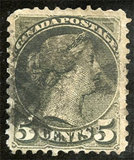 1891 - Reine Victoria - Canadian stamp - Stamps of Canada