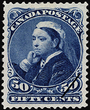 1893 - Queen Victoria - Canadian stamp - Stamps of Canada