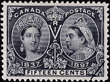 Queen Victoria 1897 - Canadian stamp