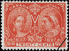 Reine Victoria  1897 - Timbre du Canada