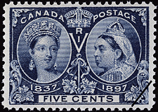 1897 - Queen Victoria  - Canadian stamp - Stamps of Canada