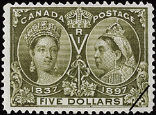 1897 - Reine Victoria  - Canadian stamp - Stamps of Canada