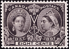 1897 - Reine Victoria - Canadian stamp - Stamps of Canada