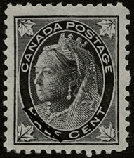 1897 - Queen Victoria - Canadian stamp - Stamps of Canada