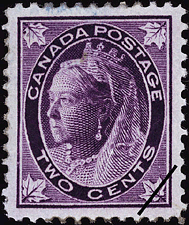 Timbre de 1897 - Reine Victoria  - Timbre du Canada