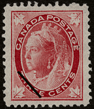 1898 - Queen Victoria - Canadian stamp - Stamps of Canada