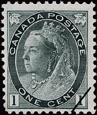 Timbre de 1898 - Reine Victoria  - Timbre du Canada