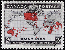 1898 - XMAS 1898 - Lavender - Canadian stamp - Stamps of Canada