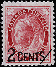 1899 - Reine Victoria - Canadian stamp - Stamps of Canada