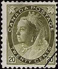 Reine Victoria  1900 - Timbre du Canada