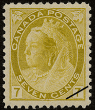 Timbre de 1902 - Reine Victoria  - Timbre du Canada