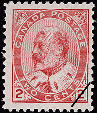 Roi Édouard VII  1903 - Timbre du Canada