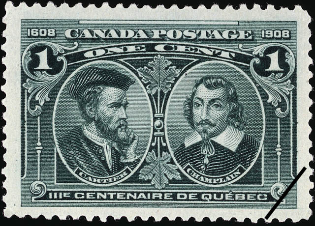 Cartier \u0026 Champlain - 1 cent 1908 