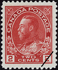 King George V 1911 - Canadian stamp