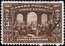 1917 - Confederation - Canadian stamp - Stamps of Canada