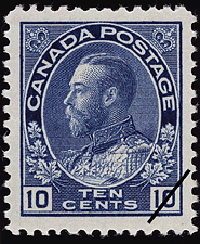 1922 - King George V - Canadian stamp - Stamps of Canada