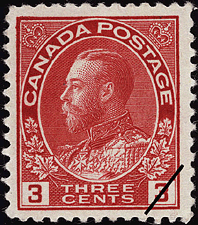 King George V 1923 - Canadian stamp