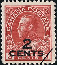 1926 - Roi Georges V - Canadian stamp - Stamps of Canada