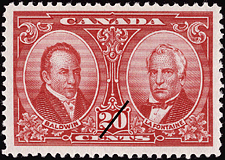 Baldwin & Lafontaine 1927 - Canadian stamp